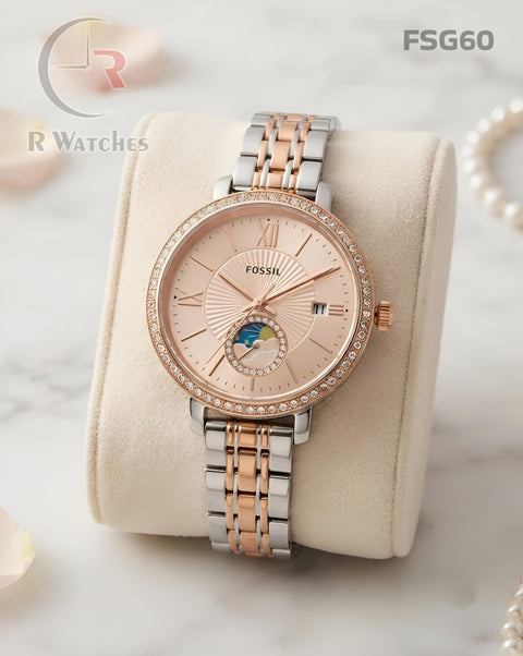 (OS)🖤⬆️ Fossil Girls Rose Gold Pink (FSG60)