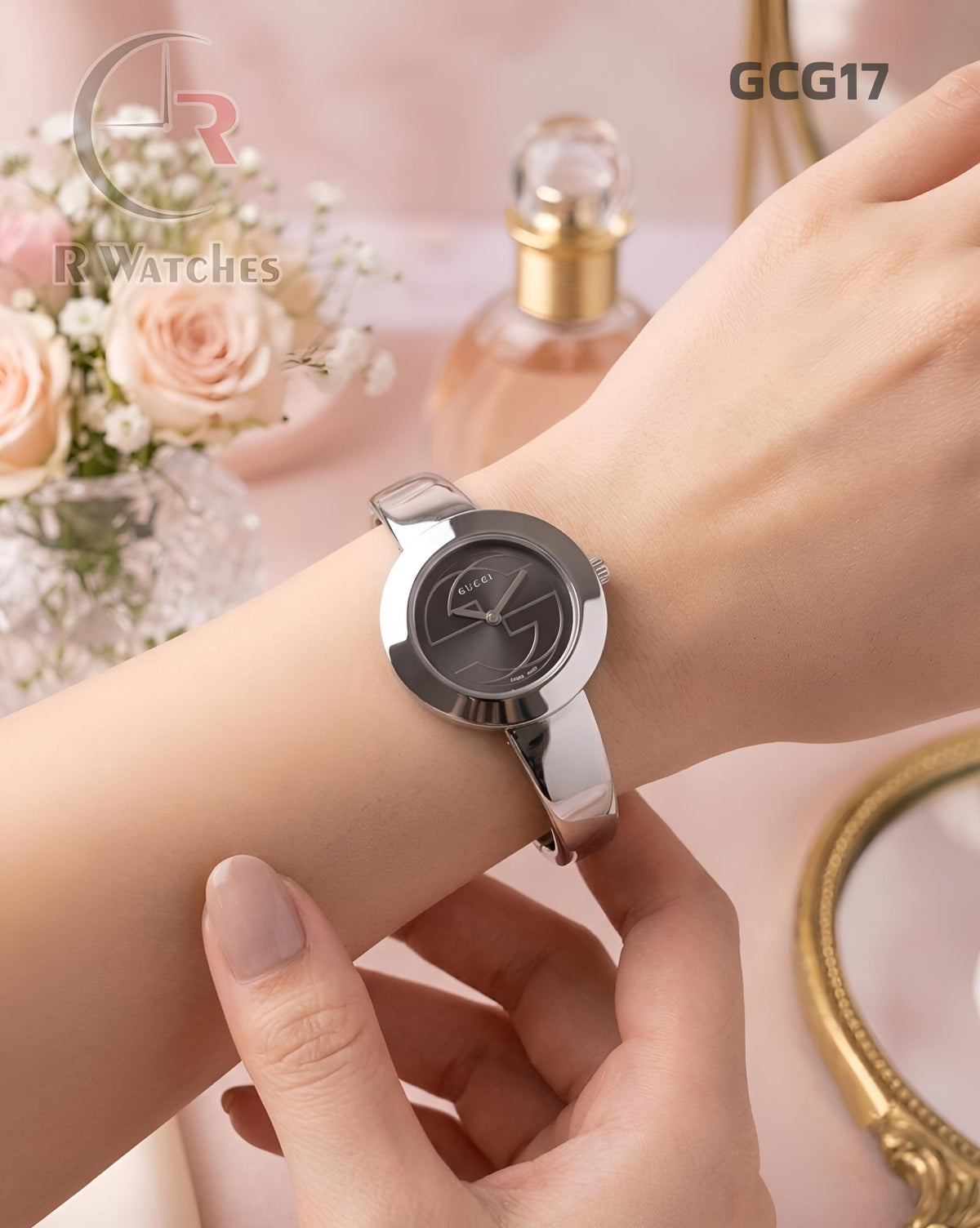 (OS)🖤⬆️ (GC🔁 Gucci girls Silver Black (GCG17)
