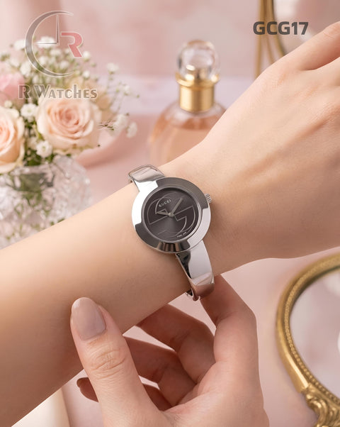 (OS)🖤⬆️ (GC🔁 Gucci girls Silver Black (GCG17)