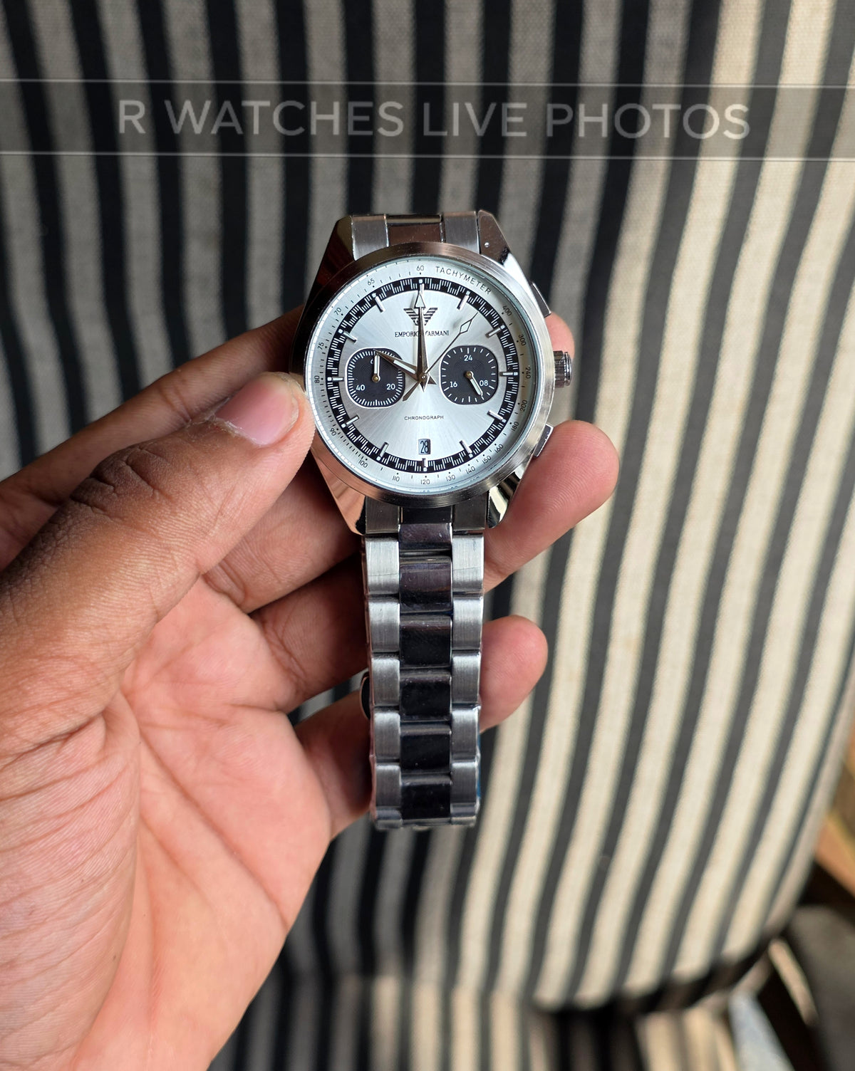 (OS)🖤⭐ Armani Full Silver (EAP26)