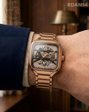 (OS)🖤⬆️ Rado Automatic Rose Gold Black (RDAM14)