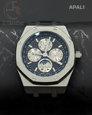 (SS)🖤⬆️ AP Master automatic leather Silver Black (APAL1)