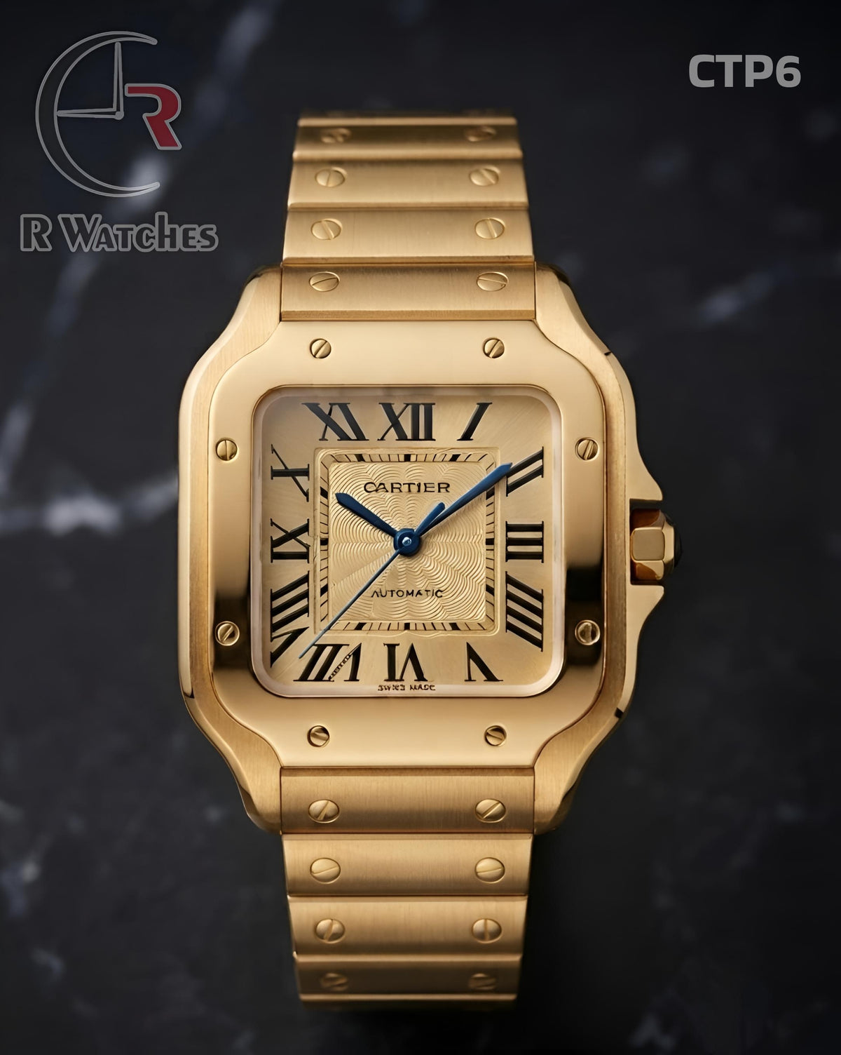 (OS)🖤⭐ Cartier Roman Full Gold (CTP6)