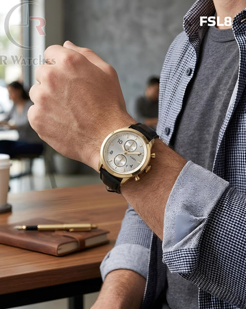 (SS)🖤⭐ Fossil Leather Gold Black (FSL8)