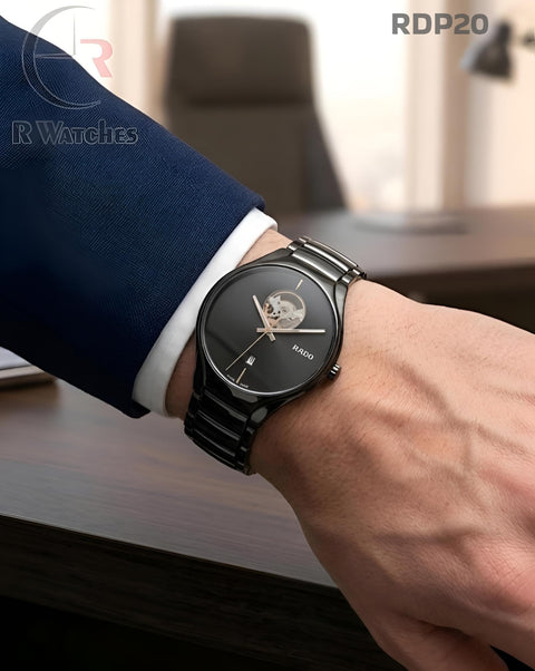 (OS2)🖤⭐ Rado Machinery Black Metal (RDP20)