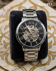 (OS)🖤⭐ AX Automatic Silver Black (AXAM17)