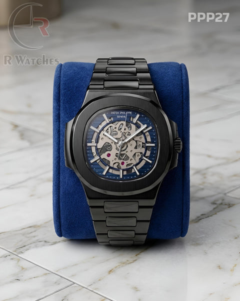 (OS)🖤⭐ Patek Philippe machinery full Black (PPP27)
