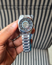 (SS)🖤⬆️⭐ Omega Automatic Black Silver (OMAM20)