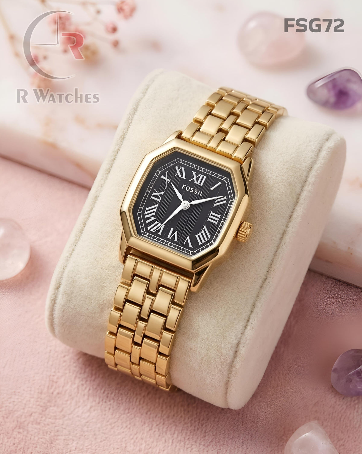 (OS)🖤⬆️ Fossil Girls Roman Gold Black (FSG72)