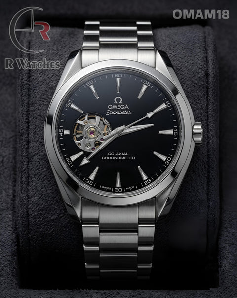 (OS)🖤⭐ Omega Automatic Black Silver (OMAM18)