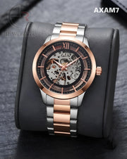 (OS)🖤⭐ AX Automatic Rose Gold Black (AXAM7)