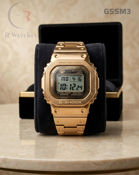 (SS)🖤⬆️🔁⭐ G-Shock vintage gold (GSSM3)