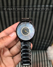 (OS)📷⭐ Rado Black Metal Rainbow Dial (RDP15)