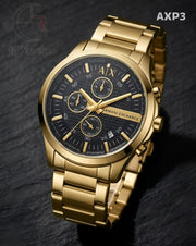 (SS)🖤⭐ AX Gold Black Dial (AXP3)