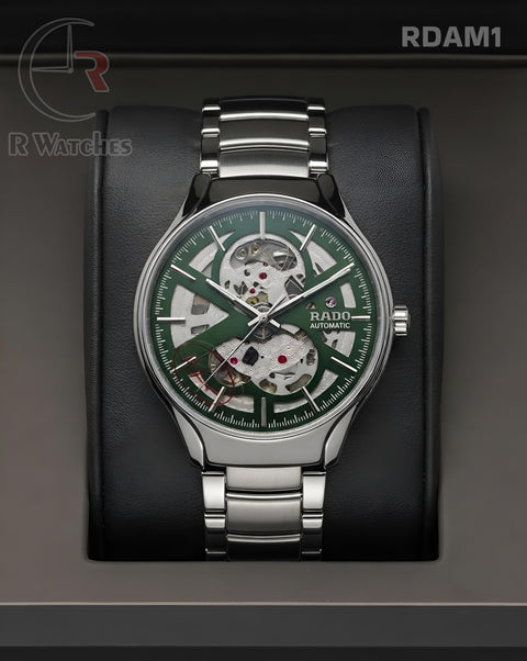 (OS)🖤⭐ Rado Automatic Green Silver (RDAM1)