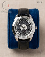 (SS)🖤⬆️⭐ Jacob & Co Leather Silver Black (JCL2)