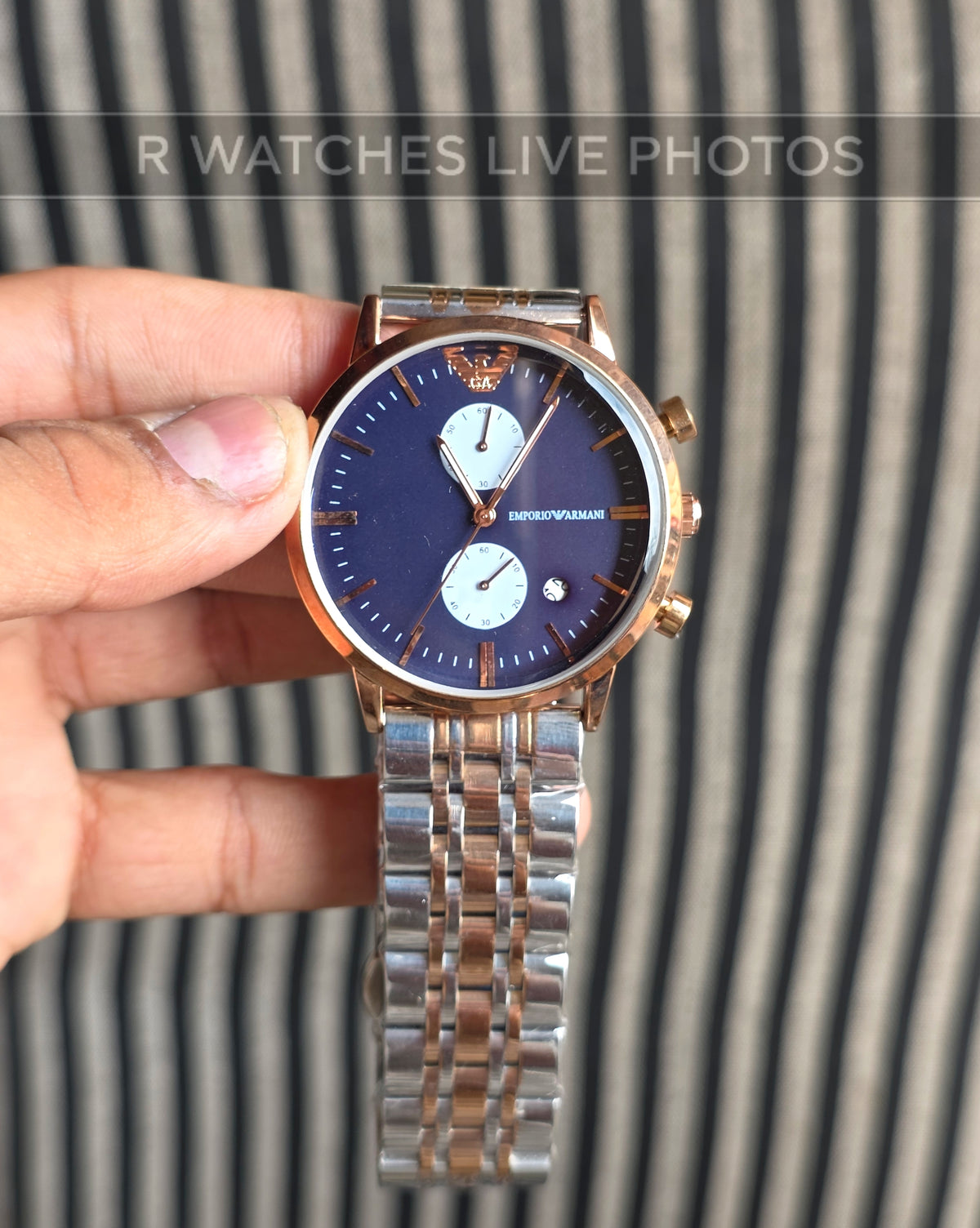 (SS)🖤⭐ Armani Blue Rose Gold (EAP28)
