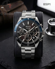 (OS)🖤⭐ Boss Silver Blue Black Dial (BSP1)
