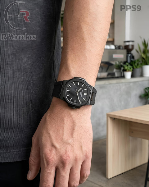 (OS)🖤 Patek Philippe Silicon Full Black (PPS9)