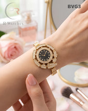 (SS)🖤⬆️⭐🔁 Bvlgari girls Gold Black (BVG3)