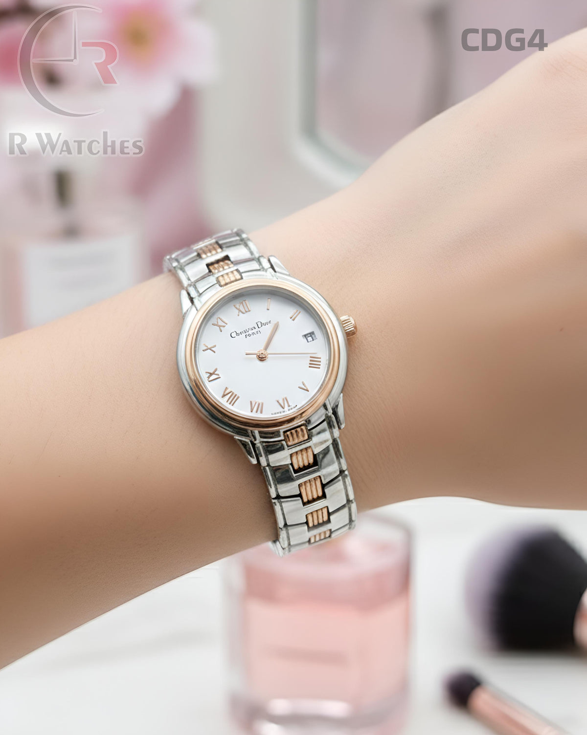 (OS)🖤⭐ Christian Dior girls dual tone white (CDG4)