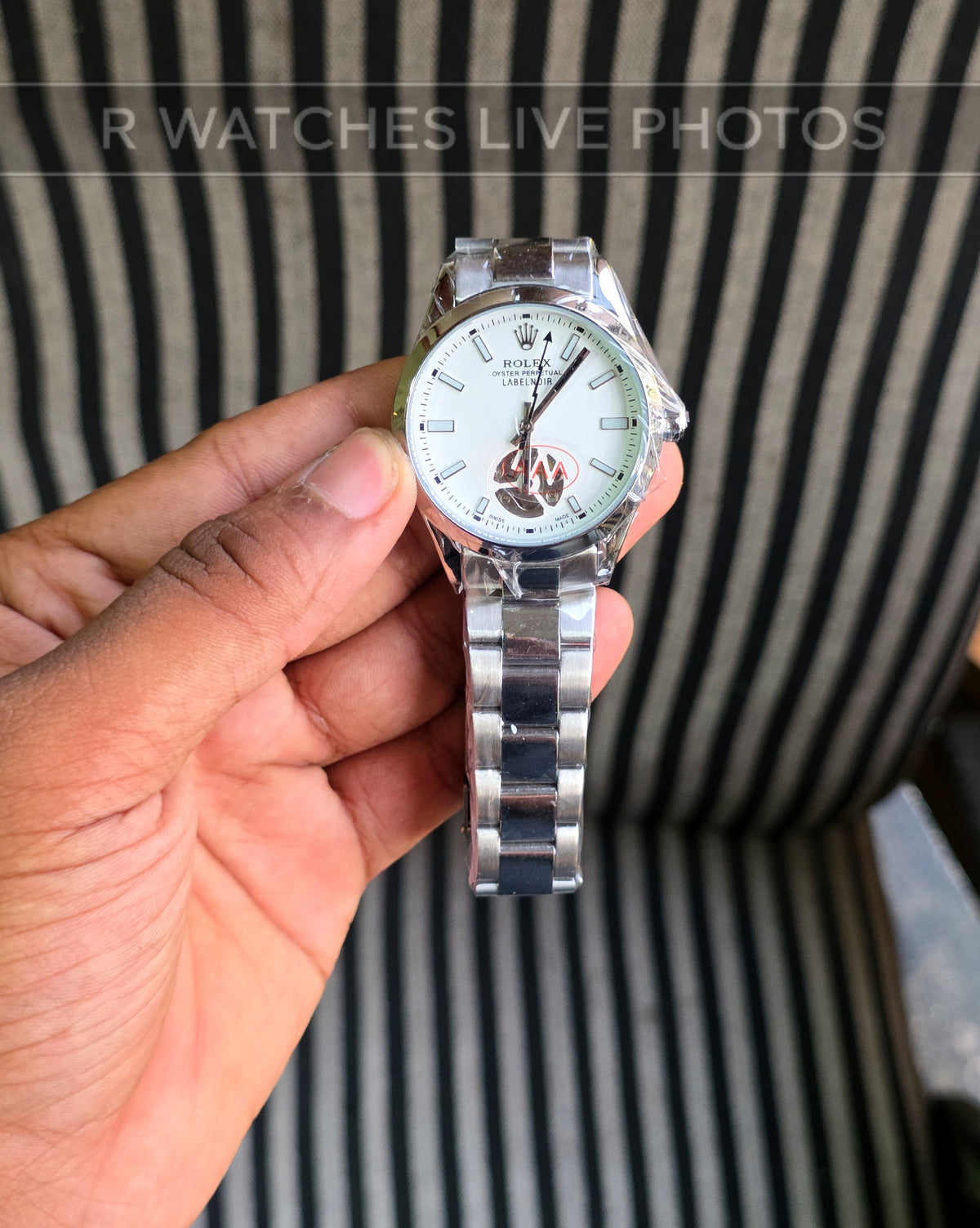 (OS)📷⭐ Rolex Automatic White Silver ( RXAM3)
