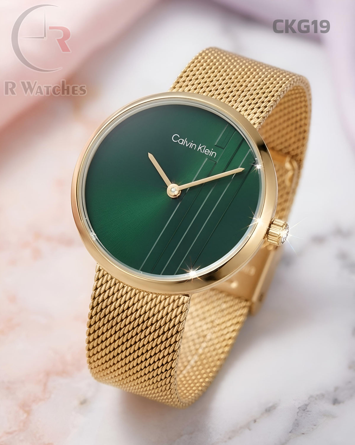 (OS)🖤⭐ Calvin Klein girls golden green (CKG19)