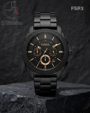 (SS)🖤⬆️⭐ Fossil matt black (FSP3)