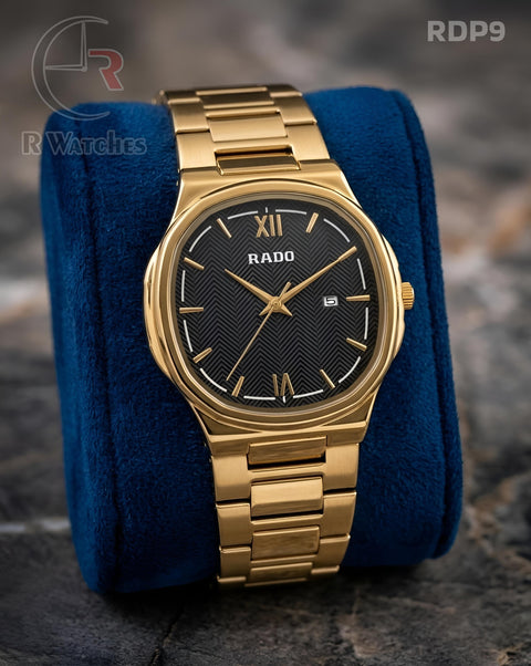(SS)🖤 Rado Square Gold Black (RDP9)