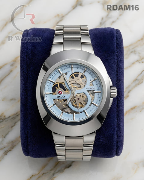 (OS)🖤⬆️ Rado Automatic Silver Tiffany Blue (RDAM16)