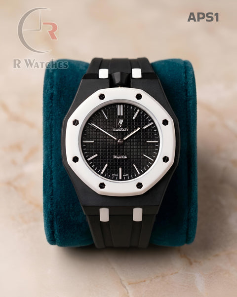 (OS2)🖤⬆️ Ap Silicon Black White (APS1)