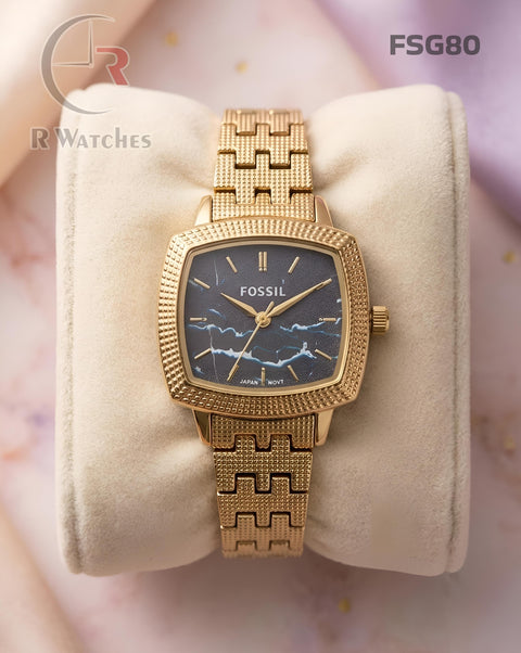 (OS)🖤⭐ Fossil Girls Gold Black (FSG80)