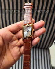 (OS2)🖤⭐ Cartier Leather Gold Brown (CTL8)