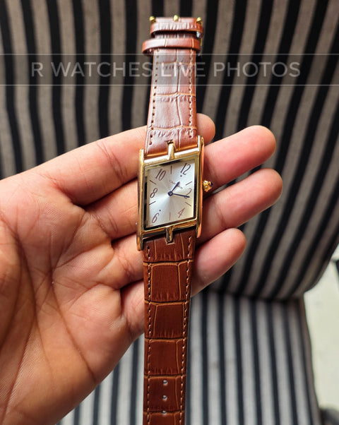(OS2)🖤⭐ Cartier Leather Gold Brown (CTL8)