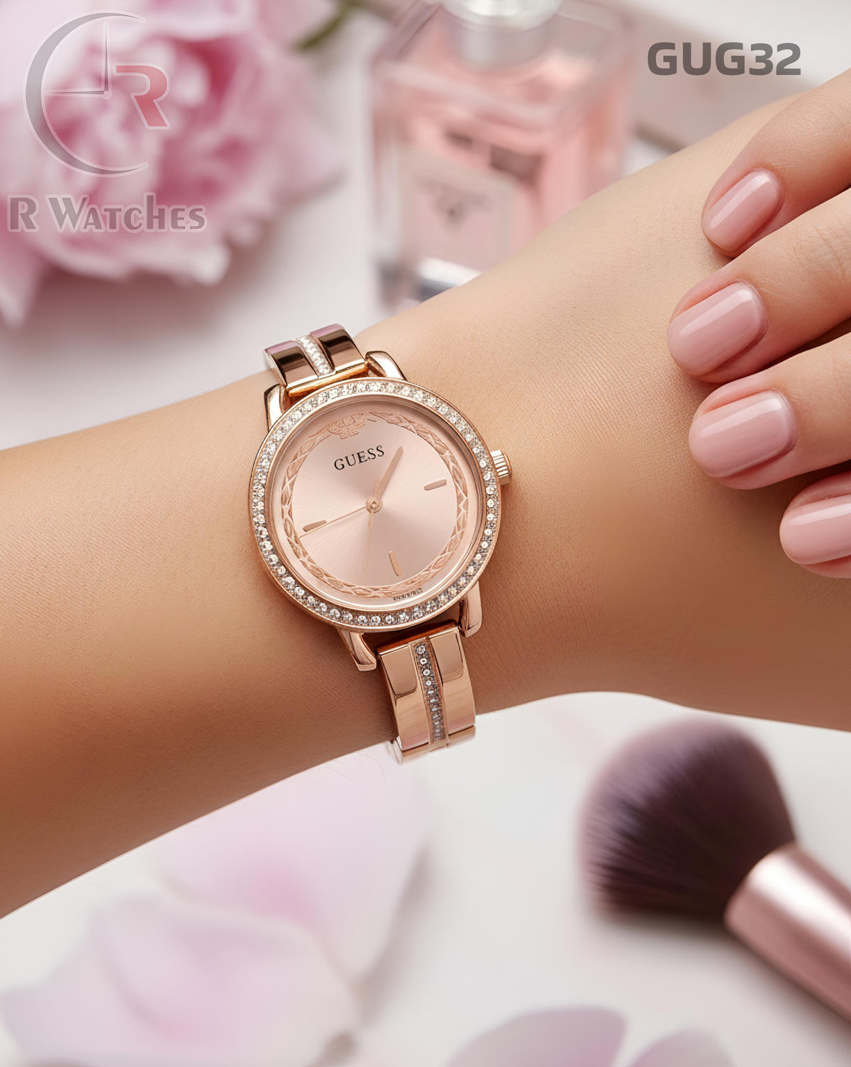 (OS)🖤⭐ Guess rose gold pink (GUG32)
