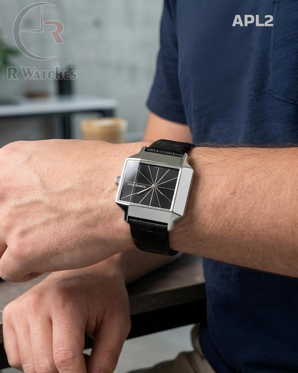 (OS)🖤⬆️ AP Leather Silver Black (APL2)