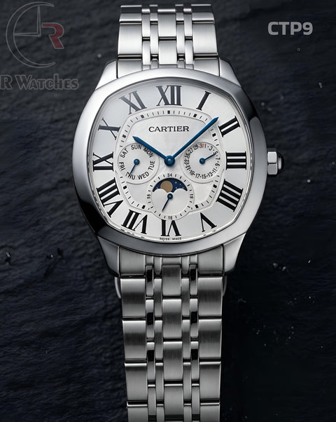 (SS)🖤⬆️⭐ Cartier new silver white (CTP9)