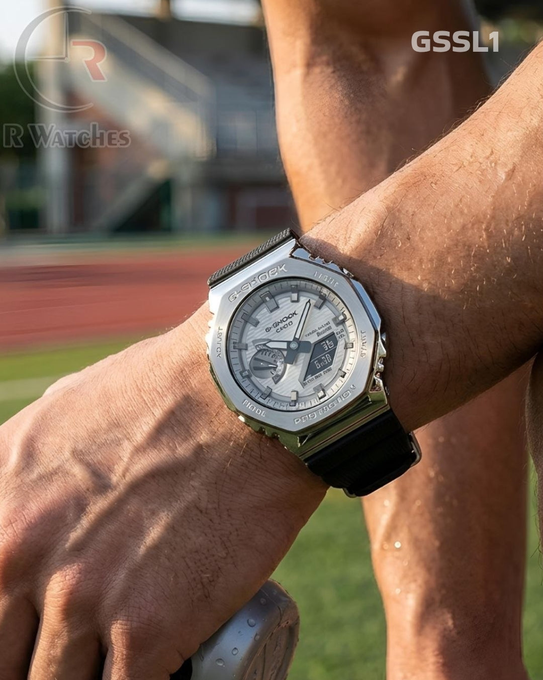 (OS)🖤⬆️ G-Shock GA silver white (GSSL1)