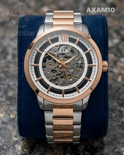 (OS)🖤⭐ AX Automatic Rose Gold White (AXAM10)