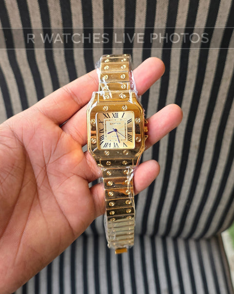 (OS)🖤⭐ Cartier Roman Full Gold (CTP6)