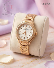 (OS)🖤⭐ AP girls rose gold white (APG3)