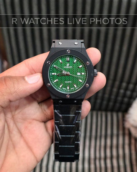 (OS2)🖤⭐ Hublot Machinery Black Green (HBP10)