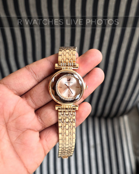 (SS)📷⬆️⭐ Swarovski Girls Diamond Rose Gold Pink (SWG9)