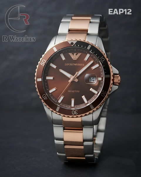 (OS)🖤⭐ Armani Rose Gold Brown (EAP12)