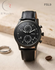 (OS)🖤⭐ Fossil Leather Black (FSL9)