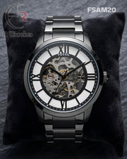 (SS)🖤⭐ Fossil Automatic Full Black (FSAM20)