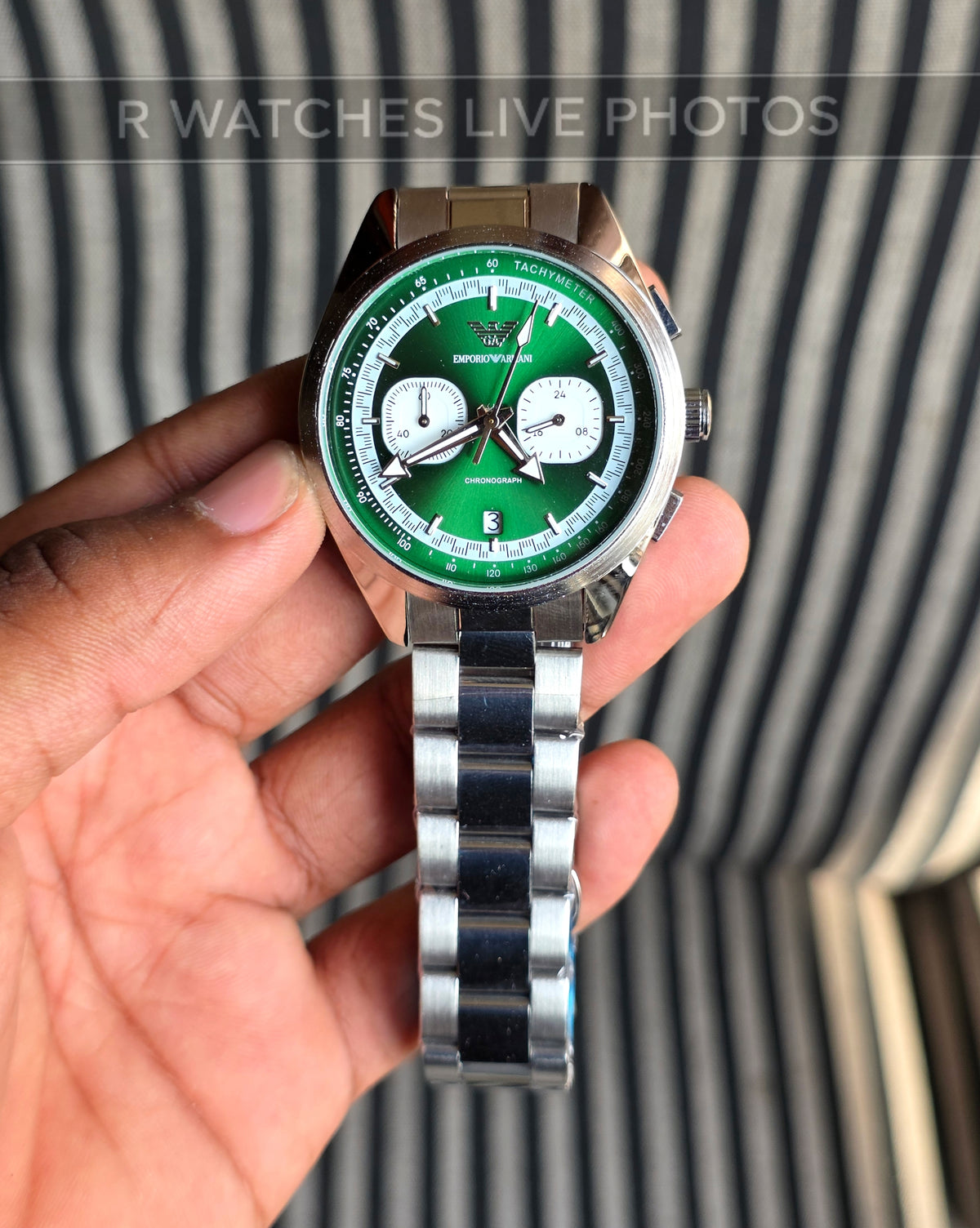 (OS)🖤⭐ Armani Green Silver (EAP40)