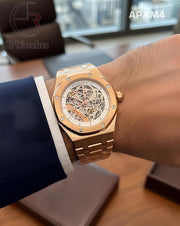 (SS)🖤⬆️ AP Master automatic Rose Gold White (APAM4)