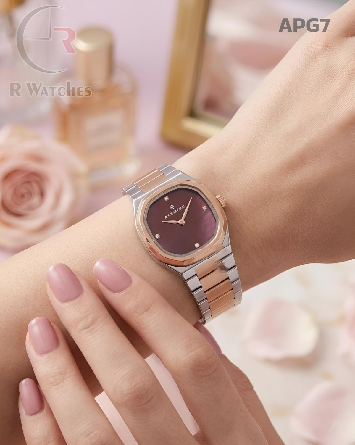 (OS)🖤⬆️ AP Girls Rose Gold Maroon (APG7)