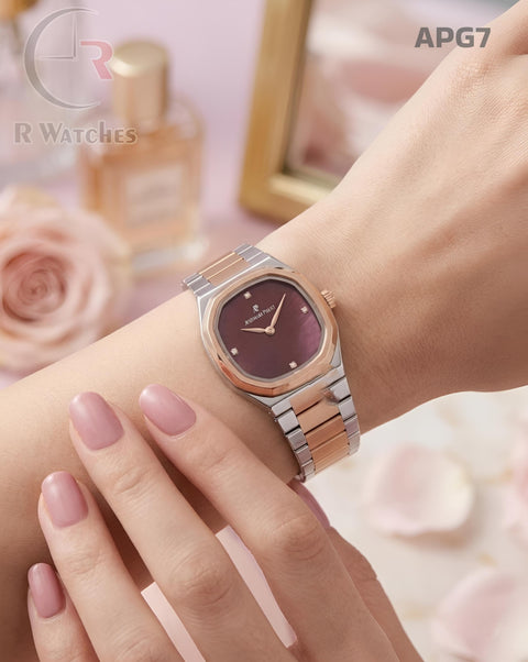 (OS)🖤⬆️ AP Girls Rose Gold Maroon (APG7)